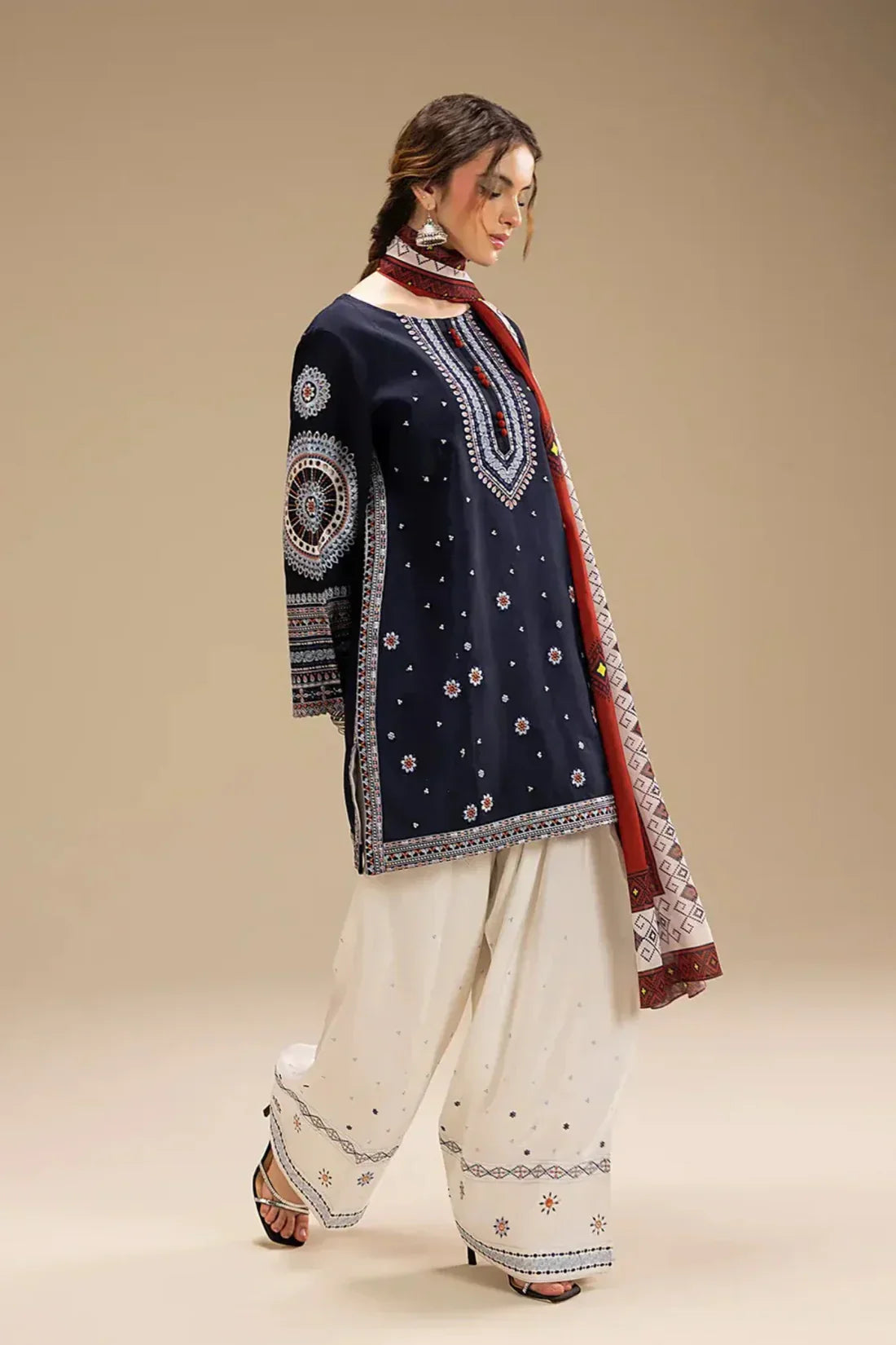 Best Selling - Rangrez - 3 PC Suit