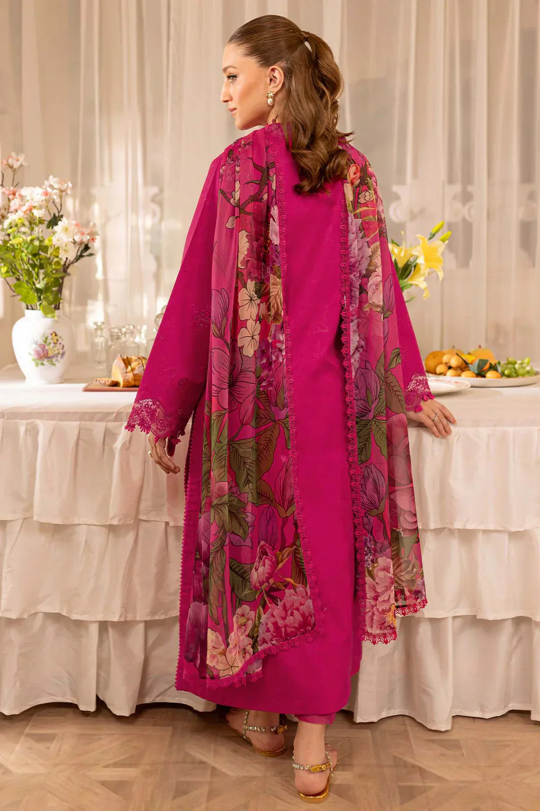 Best Selling - Aster 3Pc- Embroidered Dress