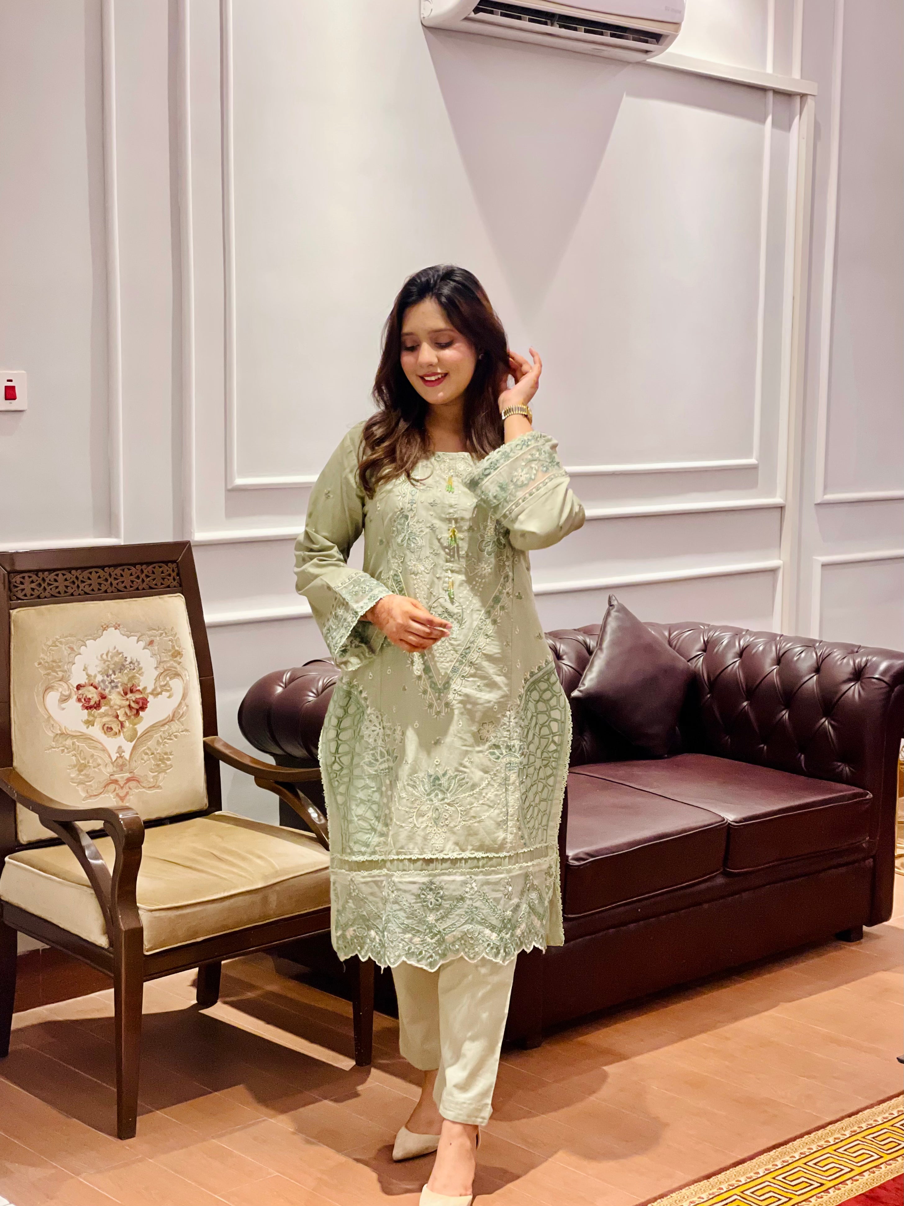 Gul-e-Zamir 2Pc Embroidery Lawn Suit