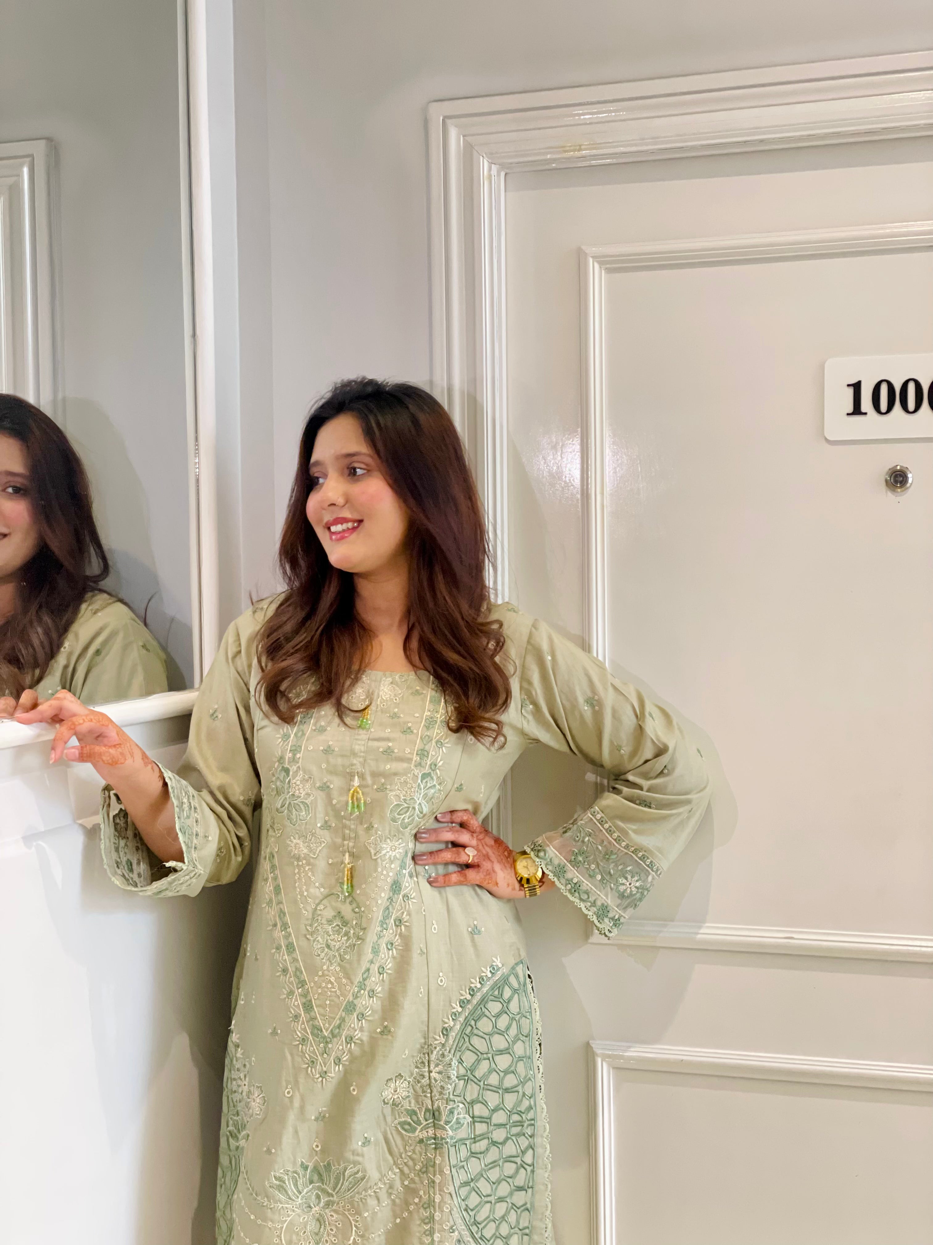 Gul-e-Zamir 2Pc Embroidery Lawn Suit