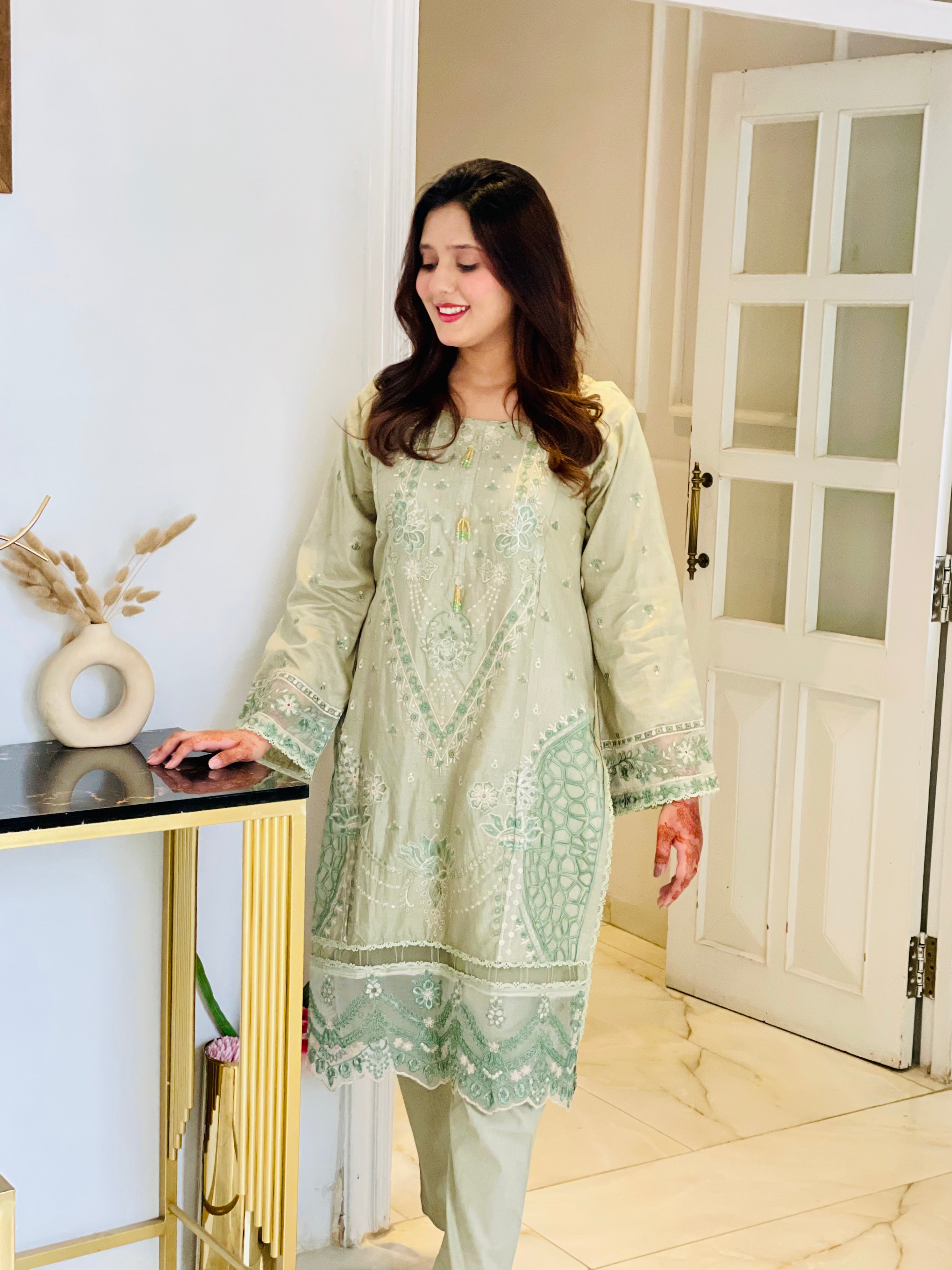 Gul-e-Zamir 2Pc Embroidery Lawn Suit