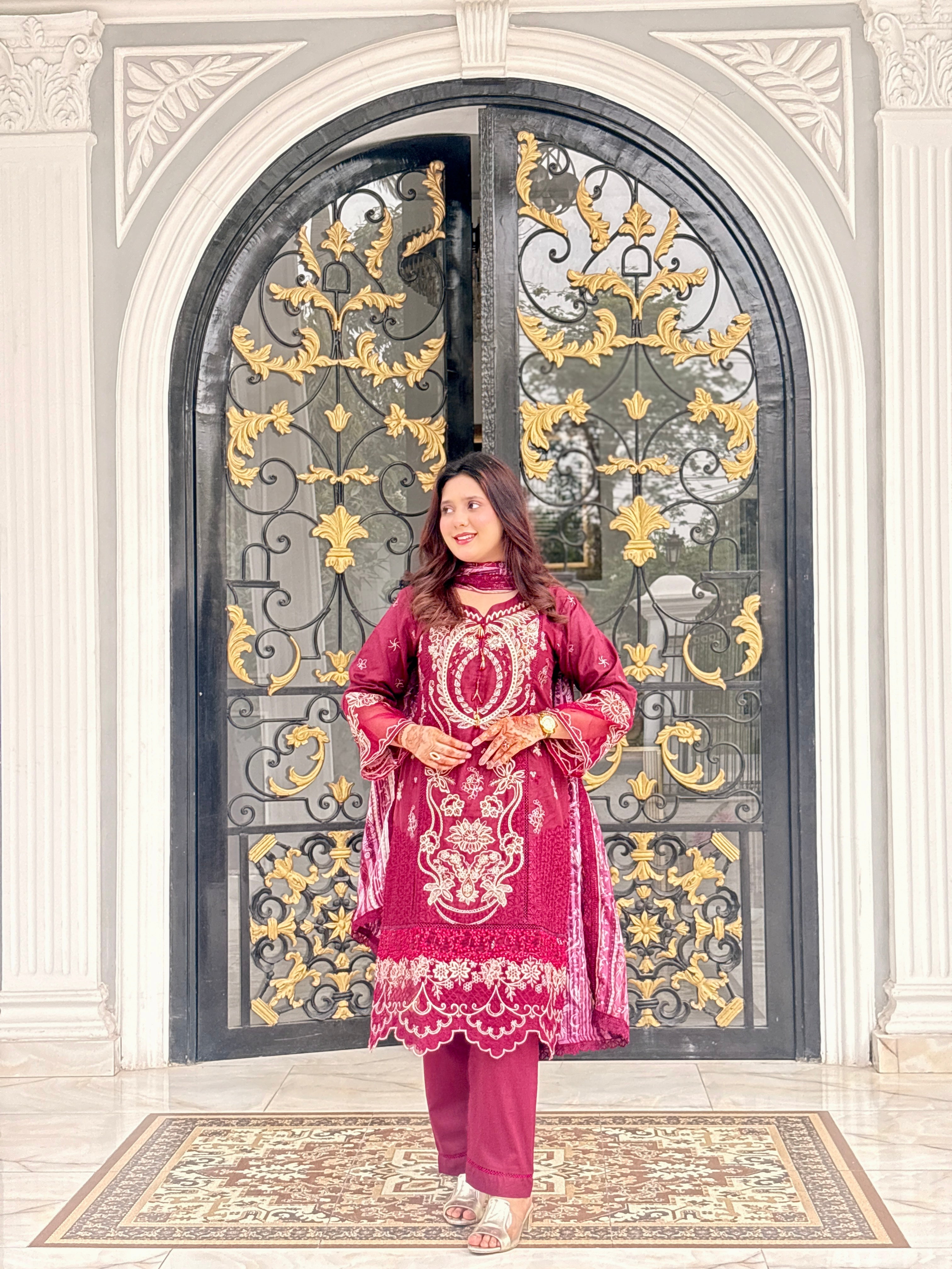 Noor-e-Gul 3Pc Embroidery Lawn Suit
