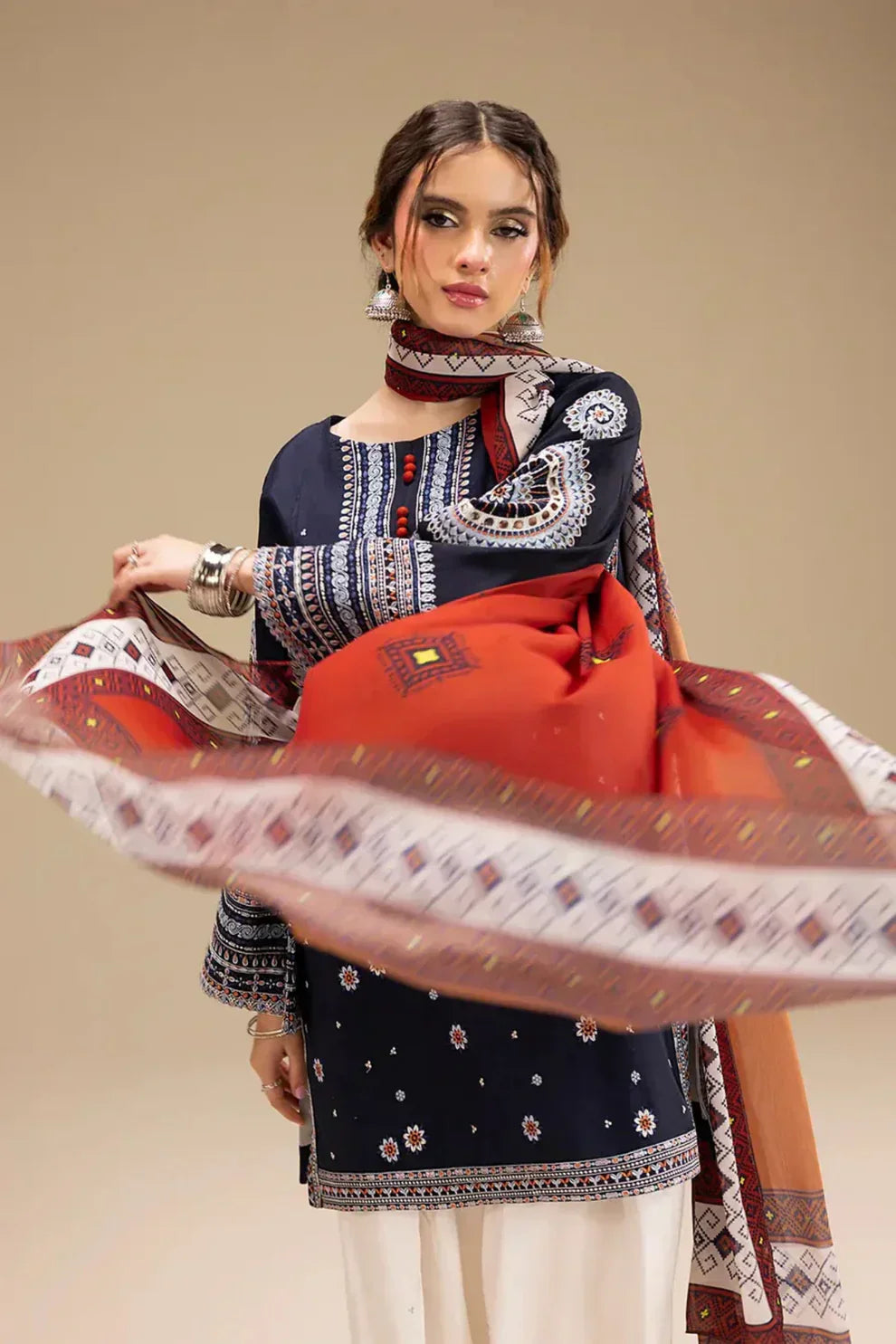 Best Selling - Rangrez - 3 PC Suit